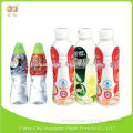 Fashionable factory direct sales bottled beverage Transparent pvc shrink labels for bottles